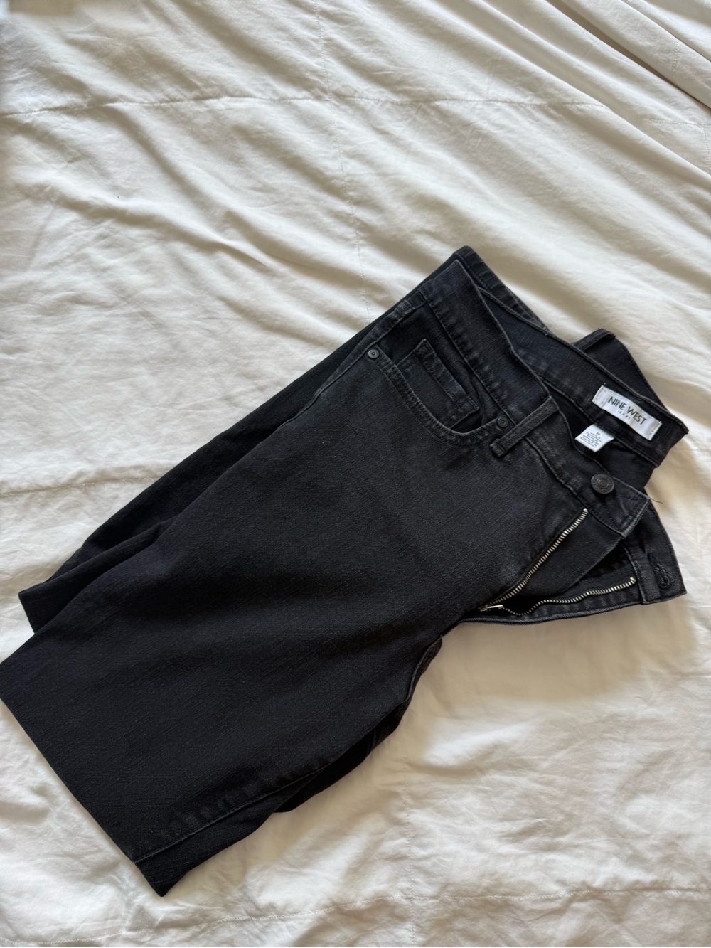 Nine West Black High-Rise Skinny Jeans - Picture 1 of 3